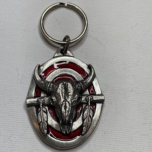 Vintage bull siskiyou buckle co keychain